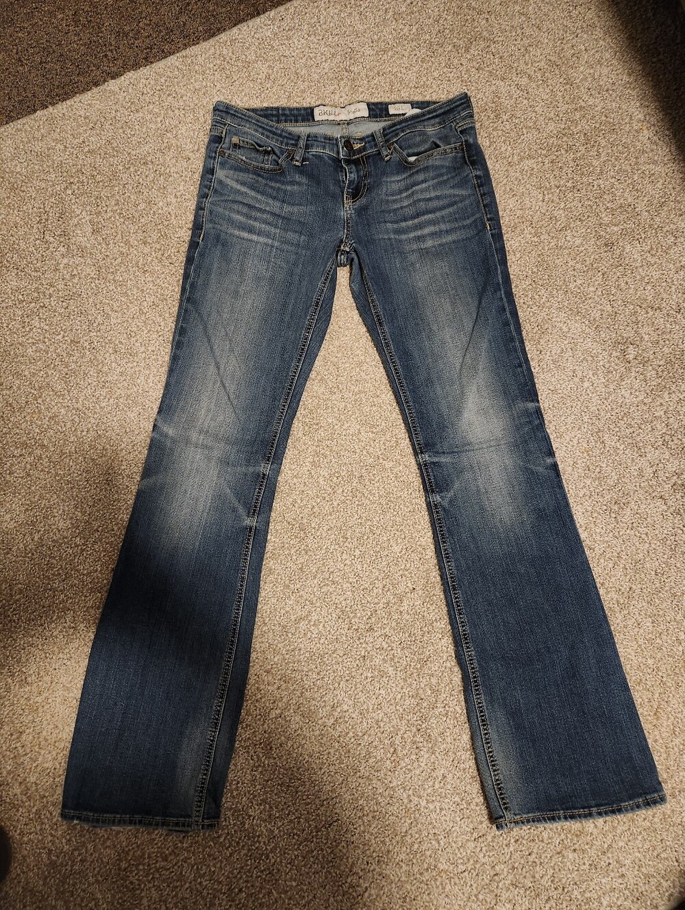 Womens BKE Stella 29L Dark Wash